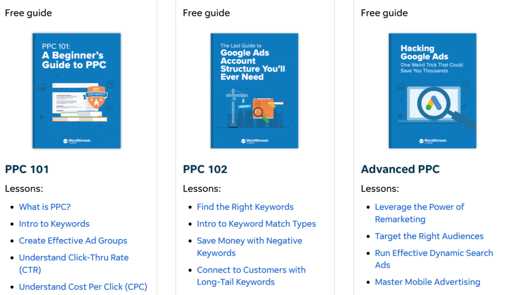 PPC University's free online digital marketing course