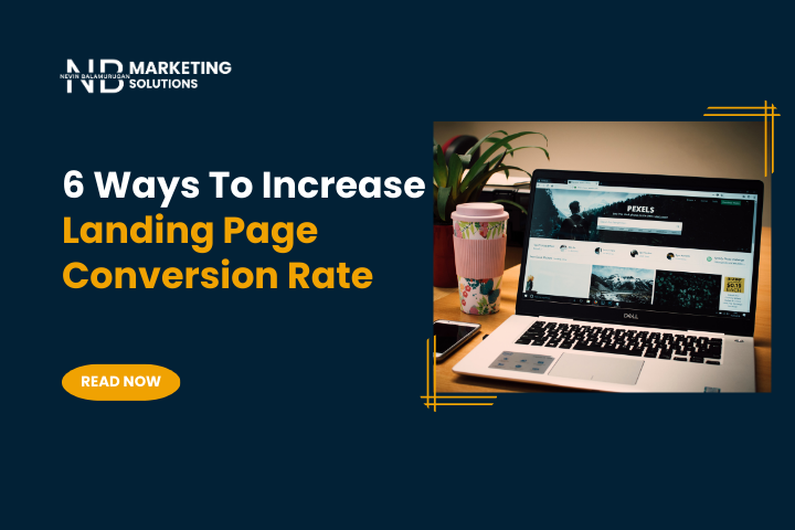 Landing page conversion rate