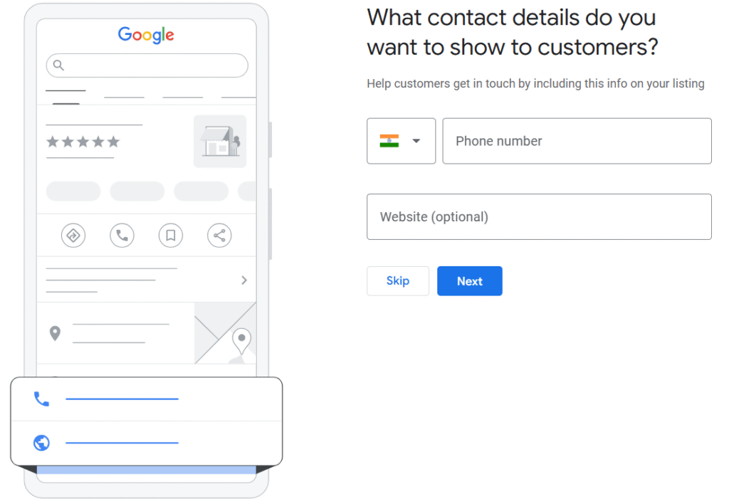 Add contact information to your Google Business Profile to make easier for customers to reach