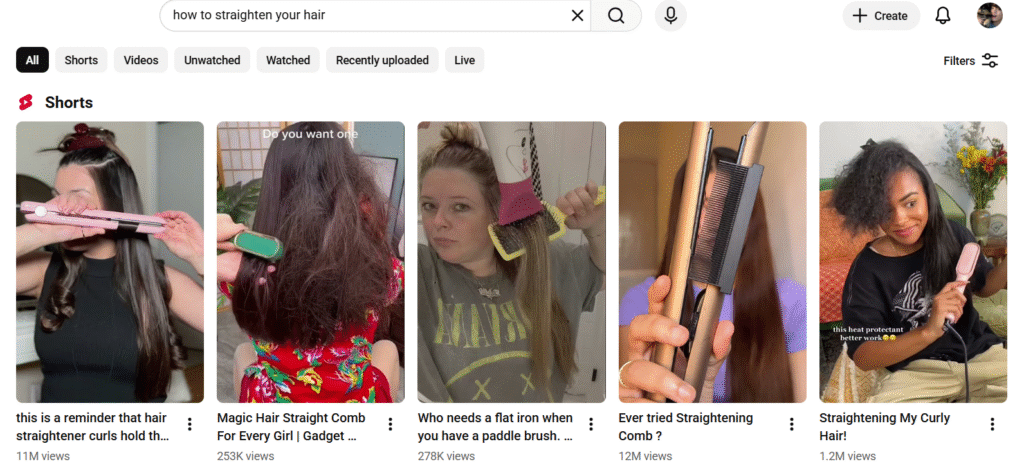 social media SEO on YouTube
