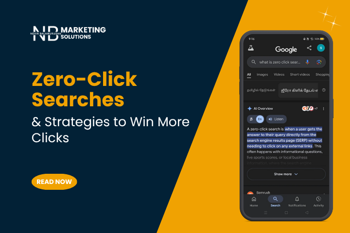 what is zero click searches